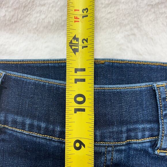 SPANX Women's Dark Wash Pull-On Bootcut Denim Jeans‎ Size M Tall Inseam 33" - Picture 8 of 9